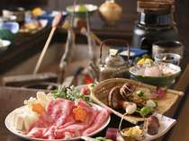 【秋味】飛騨牛しゃぶしゃぶと、松茸三昧を堪能してください(一例) 【秋味】飛騨牛しゃぶしゃぶと、松茸三昧を堪能してください(一例)