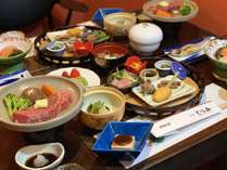 飛騨牛フィレステーキがメインの会席料理 飛騨牛フィレステーキがメインの会席料理
