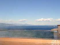 展望露天風呂「海一望の湯」絶景をパノラマで！本館2F露天（危険防止柵あり）