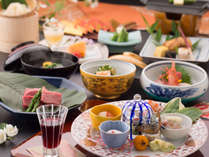 【花兆庵基本会席 イメージ】旬の野菜と新鮮な魚介を組み合わせ、季節と技にこだわりご用意いたします 【花兆庵基本会席 イメージ】旬の野菜と新鮮な魚介を組み合わせ、季節と技にこだわりご用意いたします