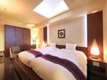 ハリウッドツイン和洋室二間タイプ。