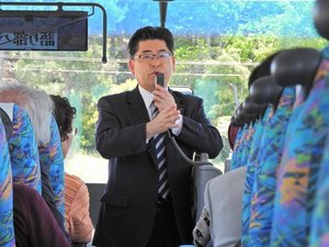 震災を風化させないための語り部バス