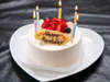 【アニバーサリーケーキ】大切な記念日に！２０文字程のフリーメッセージ可能。